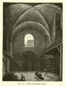 Badrum, 1810 av French School