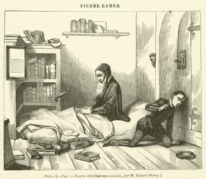Salongen 1840, Ramus i väntan på sina mördare (gravyr) av French School