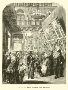 Salong 1849, vid Tuilerierna av French School