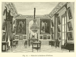 Salong av hertiginnan av Orleans av French School