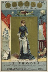 Sarah Bernhardt, fransk skådespelerska av French School