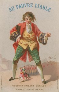 Scen från Gullivers Travels av French School