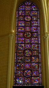 Scen från St. Martins liv, Chartres katedral av French School
