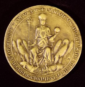 Louis IV de Bavieres sigill (1287-1347) 1200-1300-talet av French School