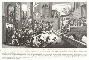 Septembermassaker, Paris, franska revolutionen, 1792 av French School