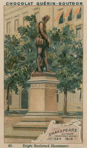 Shakespeare, författare, engelsk dramatik, 1564-1616, Erigee Boulevard Haussmann av French School