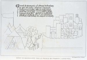 Belägring av Marmande av Ludvig VIII av French School