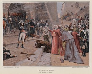 Belägring av Pavia av French School