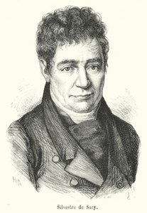 Silvestre de Sacy (gravyr) av French School