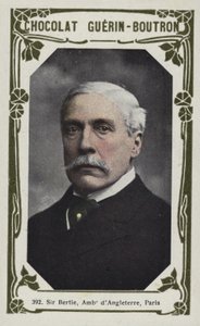 Sir Bertie, Ambassadeur dAngleterre, Paris (färgat foto) av French School