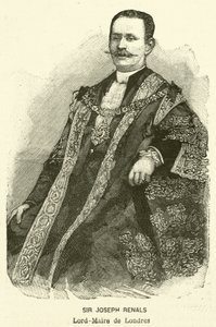 Sir Joseph Renals, borgmästare i London (gravyr) av French School