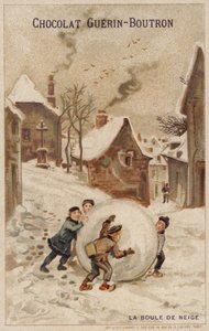 Snowball (chromolitho) av French School