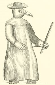 Under denna gravyr, som fungerar som frontispice till Treatise on the Plague av French School