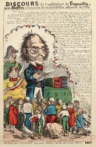 Tal av läraren i Grenouilly sur Nefles under prisutdelningen av French School