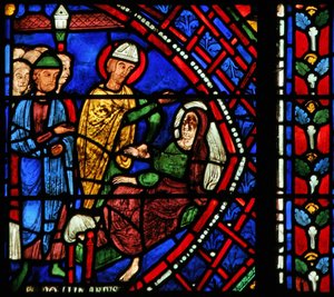 St. Apollinaire: heals the tribunes wife (w36) av French School