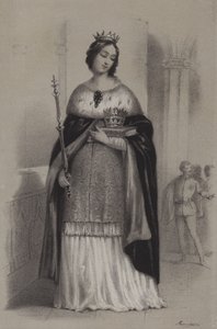 St Elisabeth av Ungern av French School
