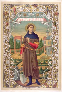 St. Fiacre (d.670) av French School