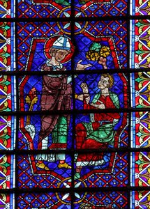 St Martin - healing the sick (w109) av French School
