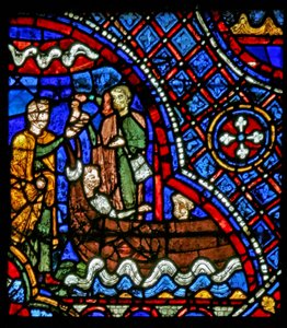 St Nicholas: demon ger resenärerna en dryck (w29a) av French School