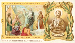 St Peter predikar i Rom av French School