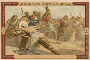 Den helige Simon kananéen av French School