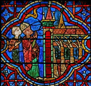 St Thomas - vid Canterbury katedral (w18) av French School