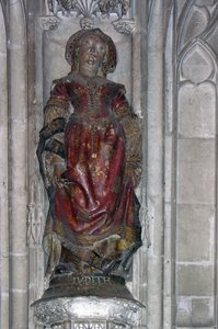 Staty av Judith (polykrom sten)