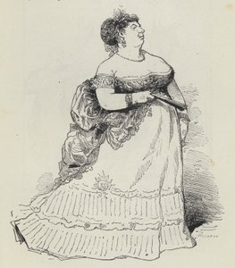 Stout Lady (gravyr) av French School
