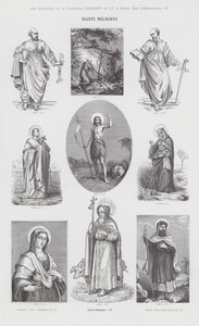 Religiösa ämnen (gravyr) av French School