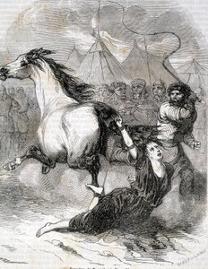 Torment of Brunehaut (eller Brunehilde) (613) - i "Histoire de France" av L.-P. Anquetil av French School