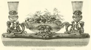 Huvudsakligen i kristall, från Baccarat-fabriken (gravyr) av French School