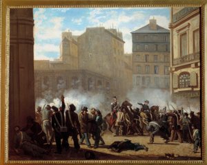 Taget av vattenslottstorget i det kungliga palatset den 24 februari av French School
