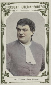 Talazac, i Manon (färgad bild) av French School