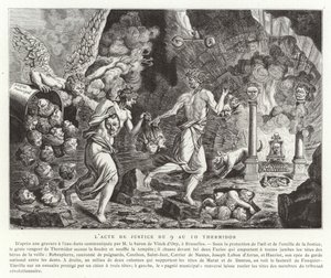 The Act of Justice of 9-10 Thermidor (27-28 juli 1794) av French School