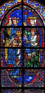 The Adoration of the Magi (w114) av French School