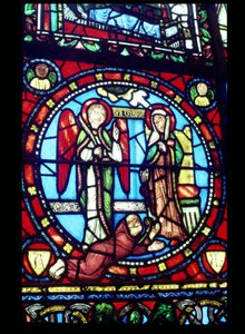 Bebådelsen med Suger (c.1081-1151), 1100-talet av French School