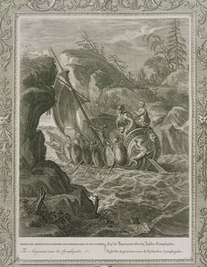 Argonauterna passerar Symplegades av French School