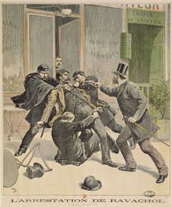The Arrest of Ravachol, forside af 