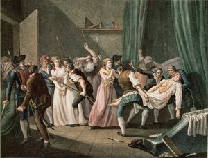 Mordet på Marat av French School