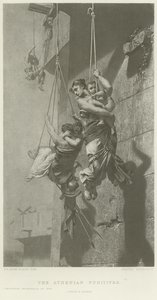 The Athenian Fugitives (gravyr) av French School