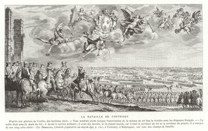 Slaget vid Fontenoy, Österrikes tronföljdskriget, 1745 av French School