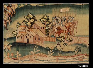 Slaget vid Jarnac, mötet mellan de två arméerna den 13 mars 1569 (detaljer) av French School