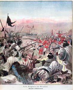 Slaget vid Omdurman, omslag till Lectures Pour Le Dimanche, september 1898 av French School
