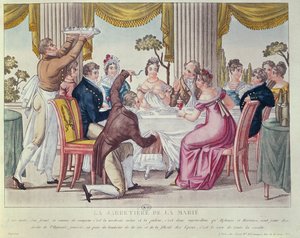 The Brides Garter, c.1820 av French School