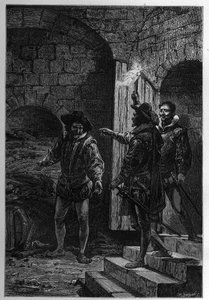 The Capture of Guy Fawkes - arrestering av Guy Fawkes (Guido Falxius, känd som John Johnson, engelsk katolik av French School
