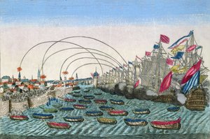 Engelsmännens erövring av Havanna 1762 (se även 110458) av French School
