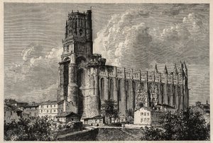 Cathedral Basilica of Saint Cecilia - katedralen i albi - av French School