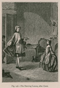 Danslektionen, efter Cazot av French School