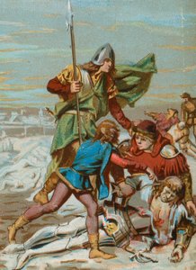 Karl den utslagnas död, hertig av Bourgogne av French School