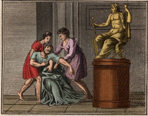 Demosthenes död, 384-322 f.Kr. av French School